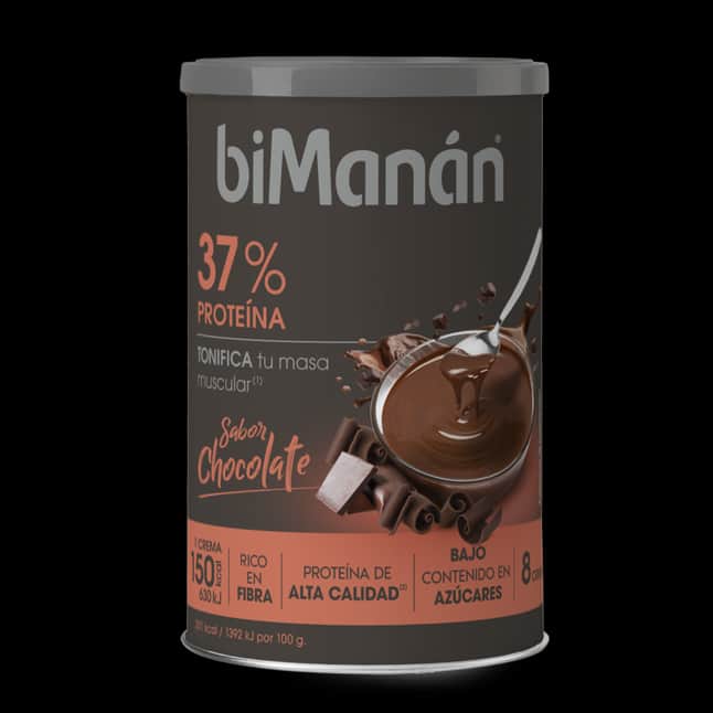 biManán Crema de proteína sabor Chocolate 8 unidades