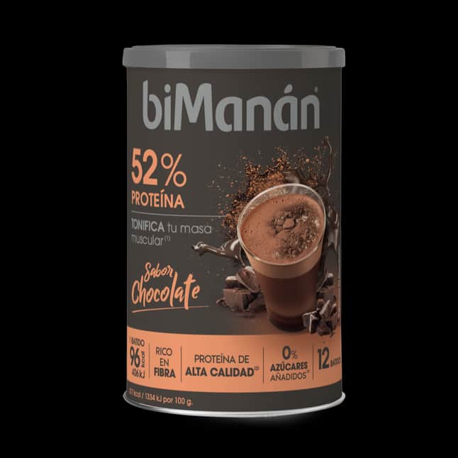 biManán Batido de proteína sabor Chocolate 12 batidos